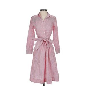 J Crew Striped Shirt Dress